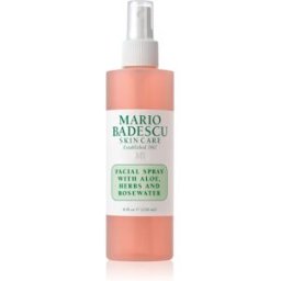Facial Spray With Aloe, Herbs And Rosewater Bruma Facial Tonificante Para Iluminación E Hidratación 236 Ml