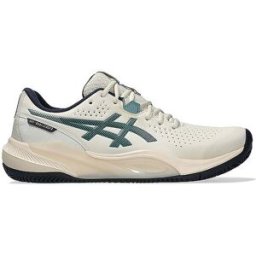 Asics Zapatillas de tenis para hombre Gel-Challenger 15 Clay beige 46 1/2