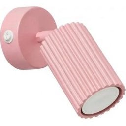 Aplique de colores con interruptor Karbon Rosa