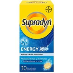 Supradyn Energy 50+ Vitaminas y Energía 30 Comprimidos Efervescentes