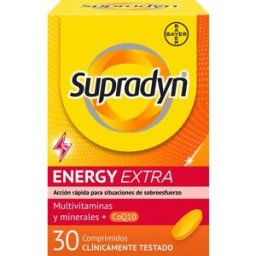 Supradyn Energy Extra Deporte Vitaminas y Energía 30 Comprimidos