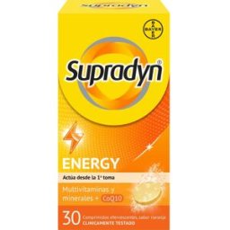 Supradyn Energy Vitaminas y Energía 30 Comprimidos Efervescentes