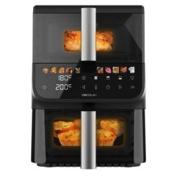 Freidora de aire Cecotec Cecofry DuoLevel 10000 DuoSize Window 10L 2000W control táctil Sync ventanas