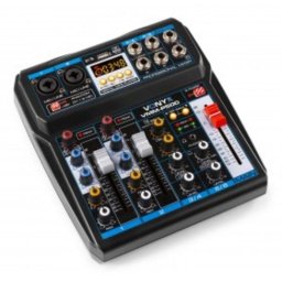 Mezclador de audio Vonyx VMM-P500 4 canales USB efectos DSP compacto