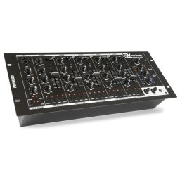 Mezclador de audio Power Dynamics PDZM700 6 canales 4 zonas USB XLR EQ 3 bandas