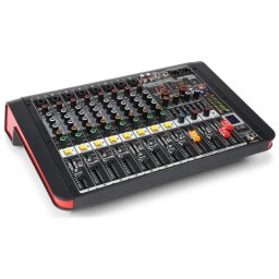 Mezclador de audio Power Dynamics PDM-M804A 2 canales Bluetooth ecualizador 7 bandas