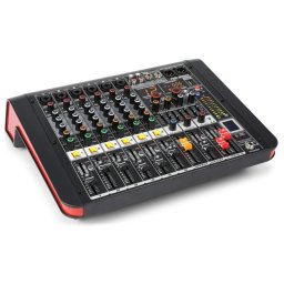 Mezclador de audio Power Dynamics PDM-M604A 6 canales USB BT 200 W