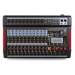 Mezclador de Audio Power Dynamics PDM-T1204 12 Canales Negro