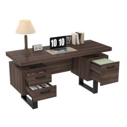 Escritorio de oficina Welltin con cajones silenciosos 135x54 cm