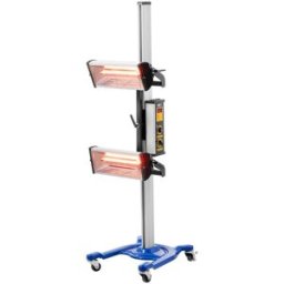 MSW Secador infrarrojos para coches - emisores de 2 x 1000 W - altura: Hasta 160 cm 10061822