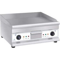 Royal Catering Plancha eléctrica fry-top doble - 60 cm - liso - 2 × 3.200 W 10011139