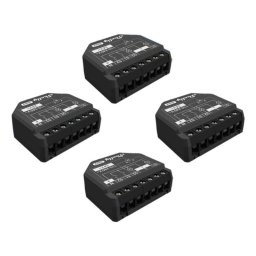 Interruptor inteligente Shelly 2PM Gen3 Wireless Bluetooth Protección Sobrecalentamiento Negro