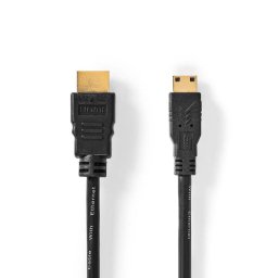 Cable HDMI Nedis CVGL34500BK30 3 m mini HDMI alta velocidad Ethernet negro