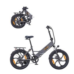 Bicicleta eléctrica ENGWE Mile2 350 W batería 36 V 13 Ah plegable gris