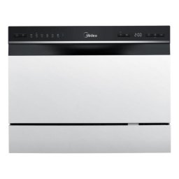 Lavavajillas Midea MTD55S400W 6 Servicios F con WiFi y filtro antibacterias