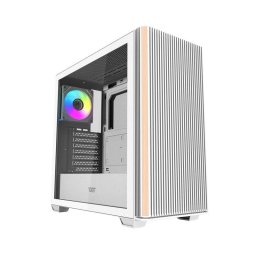 Caja PC Darkflash DS900WS Blanca con 4 ventiladores ARGB