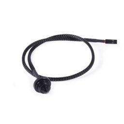 Sensor de temperatura Alphacool 17596 latón negro 1/4" 18 mm