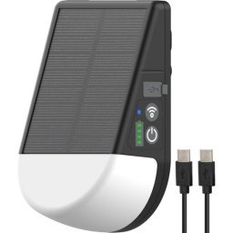 Lámpara LED solar Brennenstuhl KL 300 AS 250 lm con sensor de movimiento
