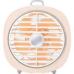 Ventilador de Sobremesa USB Usams ZB065 4W 1 Velocidad Luz Nocturna Silencioso Compacto