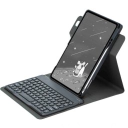 Royal Bailey Pd-d11 Funda Con Bluetooth Teclado Para Ipad Air 11(2024)/ipad Air 5 10.9(2022)/ipad Air 4 10.9(2020)/ipad Pro 11(2022/2021/2020/2018) Negro