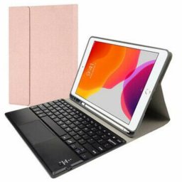 Royal Bailey Rk405c Funda Con Bluetooth Teclado Para Ipad Mini 1/2/3/4/5 Rosa