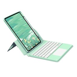 Royal Bailey Sx11c Funda Con Bluetooth Teclado Para Ipad Air 11(2024)/ipad Air 5 10.9(2022)/ipad Air 4 10.9(2020)/ipad Pro 11(2022/2021/2020/2018) Verde
