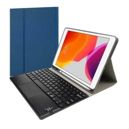 Royal Bailey Rk11c Funda Con Bluetooth Teclado Para Ipad Air 11(2024)/ipad Air 5 10.9(2022)/ipad Air 4 10.9(2020)/ipad Pro 11(2022/2021/2020/2018) Azul