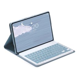 Royal Bailey Rt109 Funda Con Bluetooth Teclado Para Ipad Air 11(2024)/ipad Air 5 10.9(2022)/ipad Air 4 10.9(2020)/ipad Pro 11(2022/2021/2020/2018) Azul