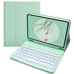 Royal Bailey Ty-lx103-1 Funda Con Bluetooth Teclado Para Lenovo M10 Plus 10.3"/tab K10 10.3" Verde