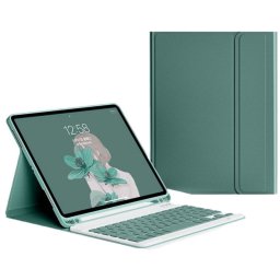 Royal Bailey Ps-lx126 Funda Con Bluetooth Teclado Para Lenovo Tab P12 Pro 12.6" 2021 Verde