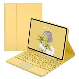 Royal Bailey Ts209c Funda Con Bluetooth Teclado Para Ipad 10th(2022)10.9 Amarillo