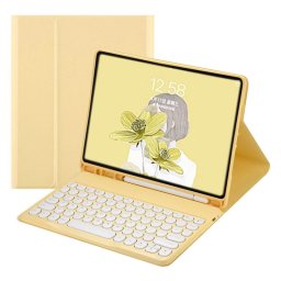 Royal Bailey Ts006 Funda Con Bluetooth Teclado Para Ipad Mini 6 Amarillo