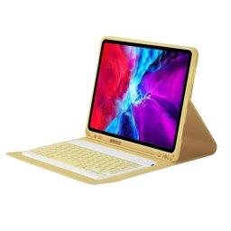 Royal Bailey Ps006 Funda Con Bluetooth Teclado Para Ipad Mini 6 Amarillo