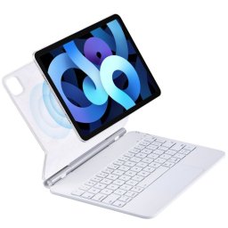 Royal Bailey Mk-x8 Funda Con Bluetooth Teclado Para Ipad 10th(2022)10.9 Blanco
