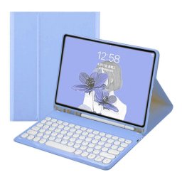 Royal Bailey Ts006 Funda Con Bluetooth Teclado Para Ipad Mini 6 Morado