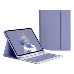 Royal Bailey Ps006 Funda Con Bluetooth Teclado Para Ipad Mini 6 Morado