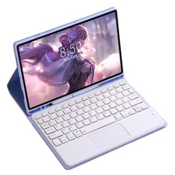Royal Bailey Ps006c Funda Con Bluetooth Teclado Para Ipad Mini 6 Morado