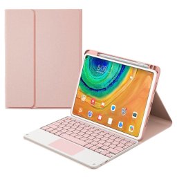 Royal Bailey Hw-m7108c Funda Con Bluetooth Teclado Para Huawei Matepad Pro 10.8" Rosa