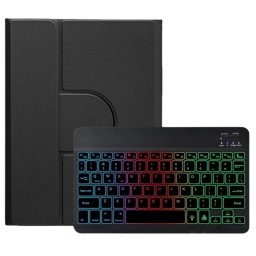 Royal Bailey Pd-b12 Funda Con Bluetooth Teclado Para Ipad 10.2(2021/2020/2019)/ipad Air 10.5/ipad Pro 10.5 Negro
