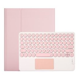 Royal Bailey Ym11c Funda Con Bluetooth Teclado Para Ipad Air 11(2024)/ipad Air 5 10.9(2022)/ipad Air 4 10.9(2020)/ipad Pro 11(2022/2021/2020/2018) Rosa