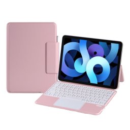 Royal Bailey J3125-6 Funda Con Bluetooth Teclado Para Ipad Air 11(2024)/ipad Air 5 10.9(2022)/ipad Air 4 10.9(2020)/ipad Pro 11(2022/2021/2020/2018) Rosa