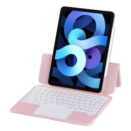 Royal Bailey X3125-6 Funda Con Bluetooth Teclado Para Ipad Air 11(2024)/ipad Air 5 10.9(2022)/ipad Air 4 10.9(2020)/ipad Pro 11(2022/2021/2020/2018) Rosa