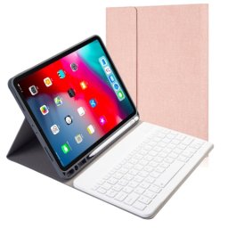Royal Bailey Rk11 Funda Con Bluetooth Teclado Para Ipad Air 11(2024)/ipad Air 5 10.9(2022)/ipad Air 4 10.9(2020)/ipad Pro 11(2022/2021/2020/2018) Rosa