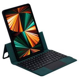 Royal Bailey J5025 Funda Con Bluetooth Teclado Para Ipad Air 11(2024)/ipad Air 5 10.9(2022)/ipad Air 4 10.9(2020)/ipad Pro 11(2022/2021/2020/2018) Verde