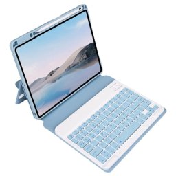 Royal Bailey Sx11 Funda Con Bluetooth Teclado Para Ipad Air 11(2024)/ipad Air 5 10.9(2022)/ipad Air 4 10.9(2020)/ipad Pro 11(2022/2021/2020/2018) Azul