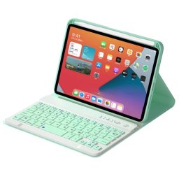 Royal Bailey Hk11 Funda Con Bluetooth Teclado Para Ipad Air 11(2024)/ipad Air 5 10.9(2022)/ipad Air 4 10.9(2020)/ipad Pro 11(2022/2021/2020/2018) Azul