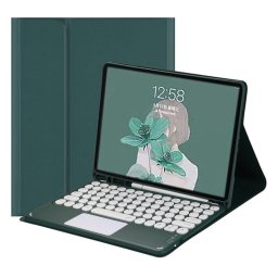 Royal Bailey Ty11c Funda Con Bluetooth Teclado Para Ipad Air 11(2024)/ipad Air 5 10.9(2022)/ipad Air 4 10.9(2020)/ipad Pro 11(2022/2021/2020/2018) Verde