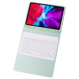 Royal Bailey Ym131 Funda Con Bluetooth Teclado Para Ipad Air 13(2024)/ipad Pro 12.9(2022/2021/2020/2018) Verde