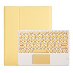 Royal Bailey Ym11c Funda Con Bluetooth Teclado Para Ipad Air 11(2024)/ipad Air 5 10.9(2022)/ipad Air 4 10.9(2020)/ipad Pro 11(2022/2021/2020/2018) Amarillo