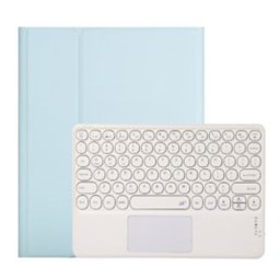 Royal Bailey Ym11c Funda Con Bluetooth Teclado Para Ipad Air 11(2024)/ipad Air 5 10.9(2022)/ipad Air 4 10.9(2020)/ipad Pro 11(2022/2021/2020/2018) Azul